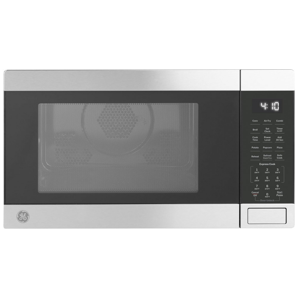 ECTQW9KZ292D0B_0-1.jpg - Forno de Micro-ondas GE GCST10A1WSS 4 em 1, 1.050 Watts Air Fryer, Modo de Convecção para Grelhar, Tecnologia ChildLock,