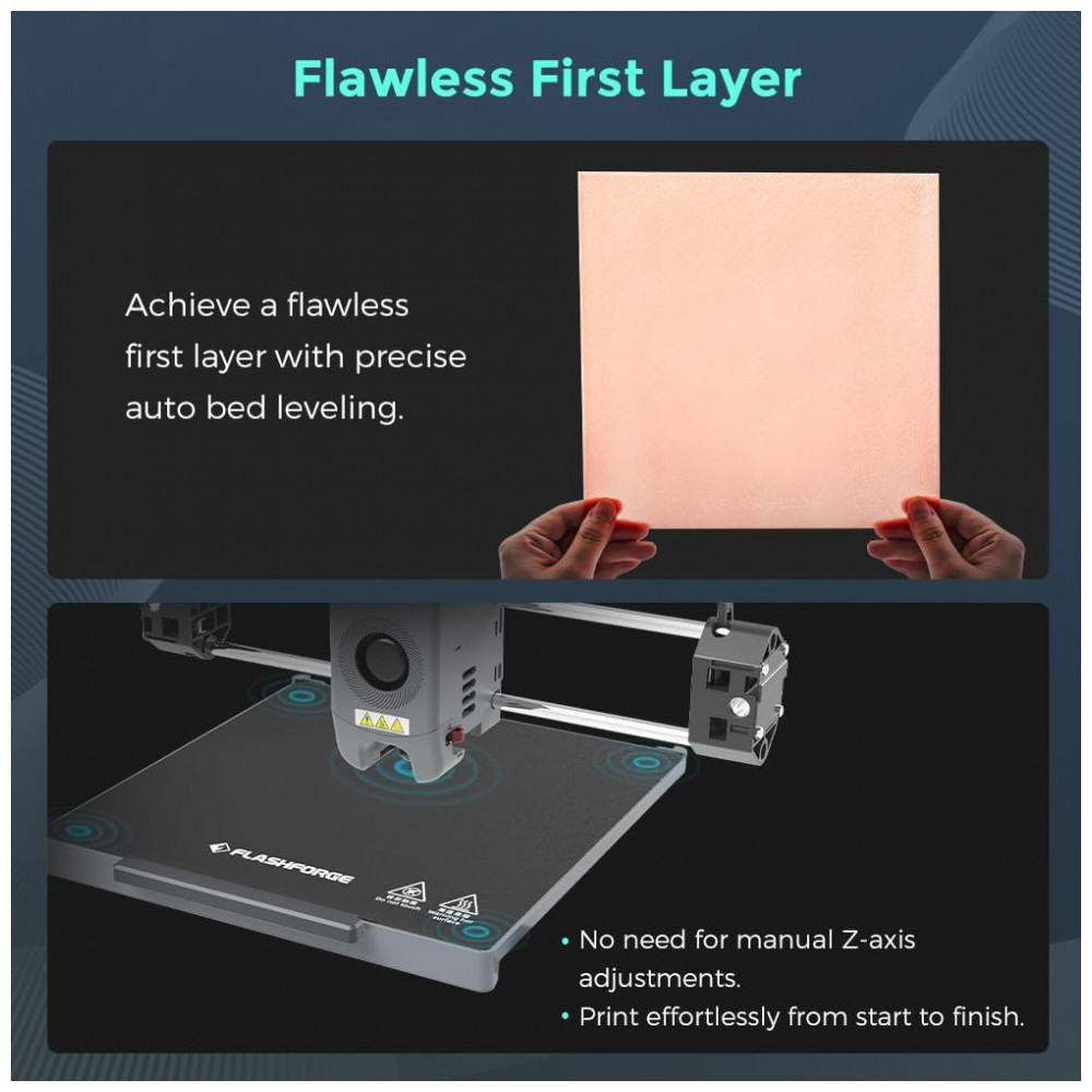 ECTQWHCXFZPD0B_2-1.jpg - Impressora 3D FLASHFORGE AD5M Pro - Alta Velocidade de 600mm/s e Precisão Calibração Totalmente Automática com Bocal de 04-06mm Estrutura CoreXY