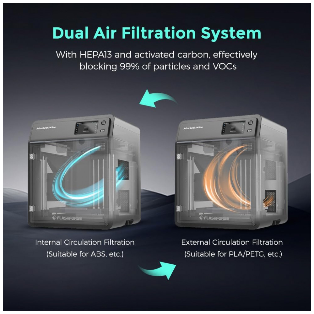 ECTQWHCXFZPD0B_4-1.jpg - Impressora 3D FLASHFORGE AD5M Pro - Alta Velocidade de 600mm/s e Precisão Calibração Totalmente Automática com Bocal de 04-06mm Estrutura CoreXY
