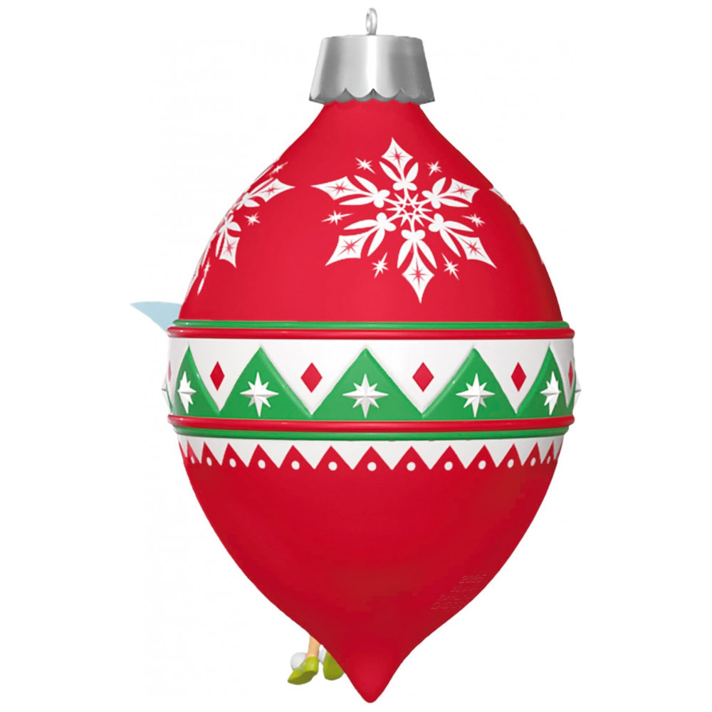 ECTQWJR6SLSD0B_5-1.jpg - Enfeite de Natal Hallmark Keepsake 2025, Disney Sininho Decorando a Árvore com Luzes, Presente para Fãs da Disney