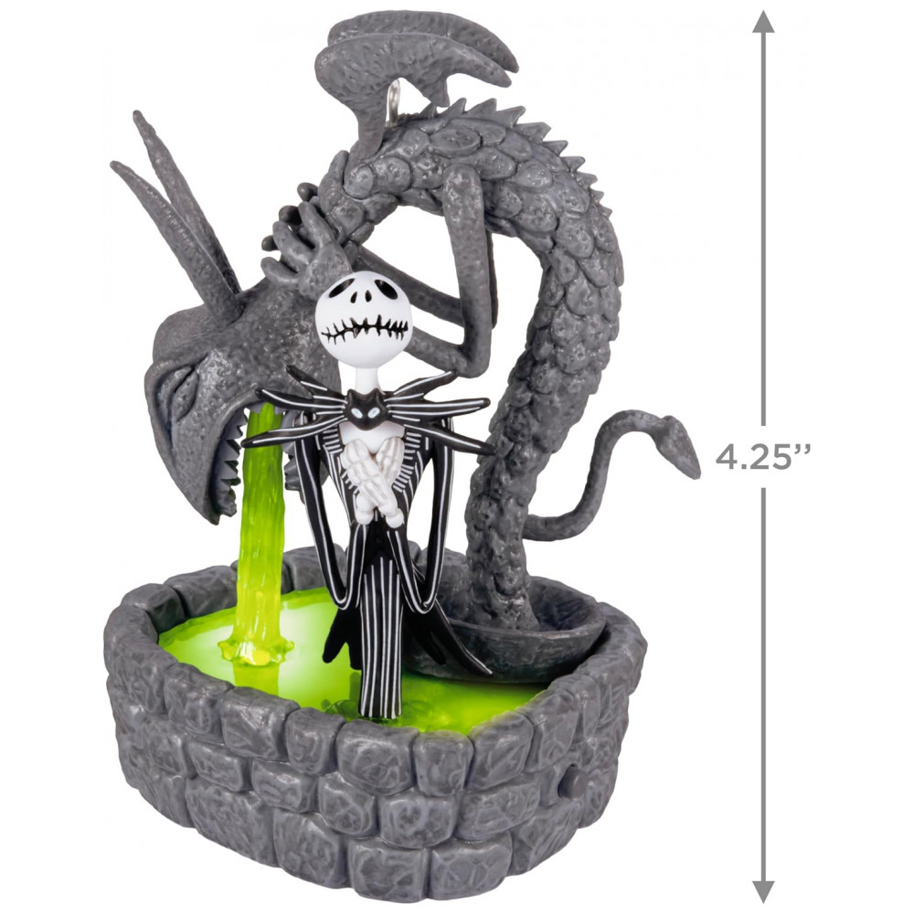 ECTQX151LJPD0B_3-1.jpg - Enfeite Natalino Hallmark Keepsake 2025 Disney O Estranho Mundo de Jack This is Halloween com Luz, Plástico, 8,3 x 10,8 x 7cm