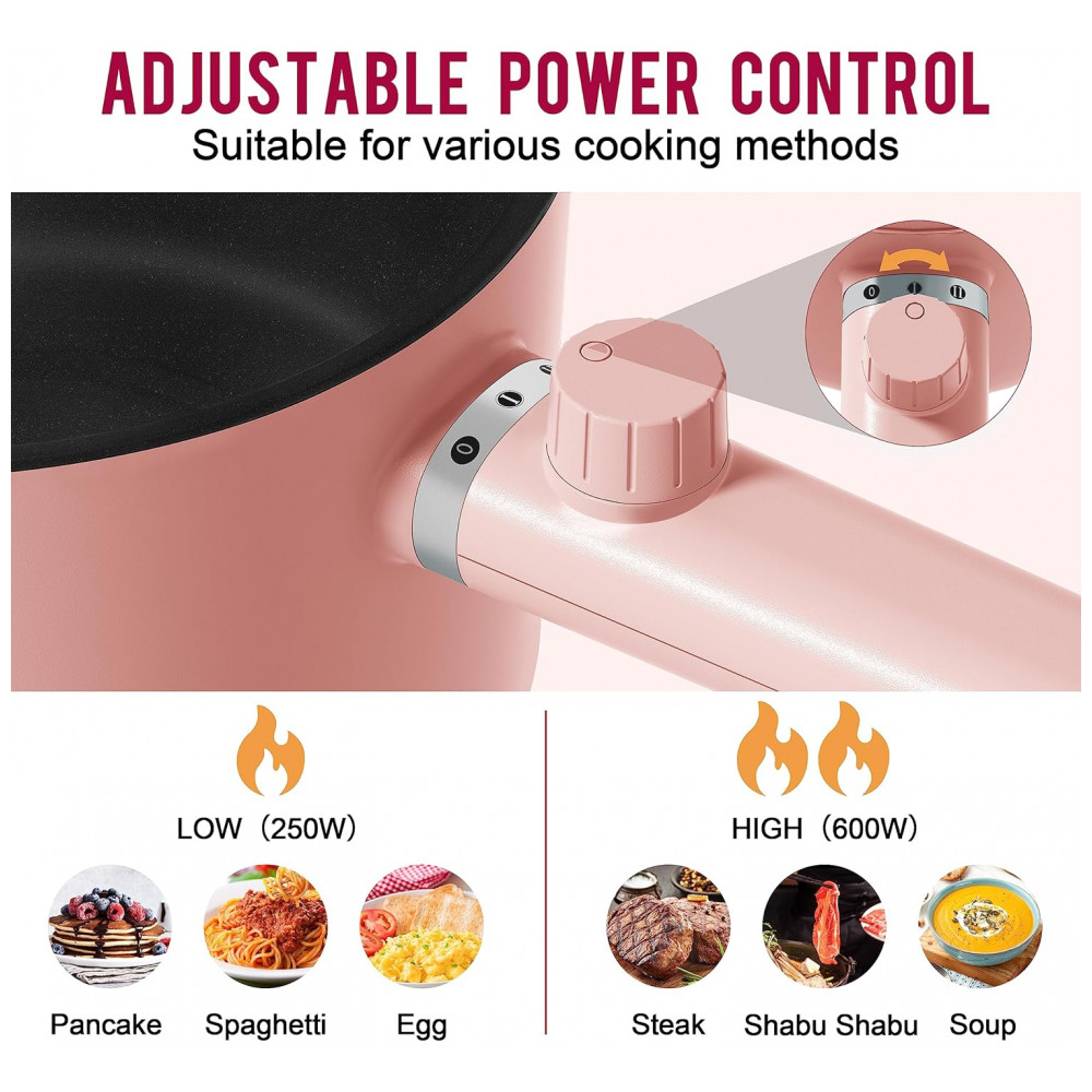 ECTQX43K4QRB0B_1-1.jpg - TopWit Hot Pot Elétrico 15L Rosa com Controle Duplo de Potência e Revestimento Antiaderente