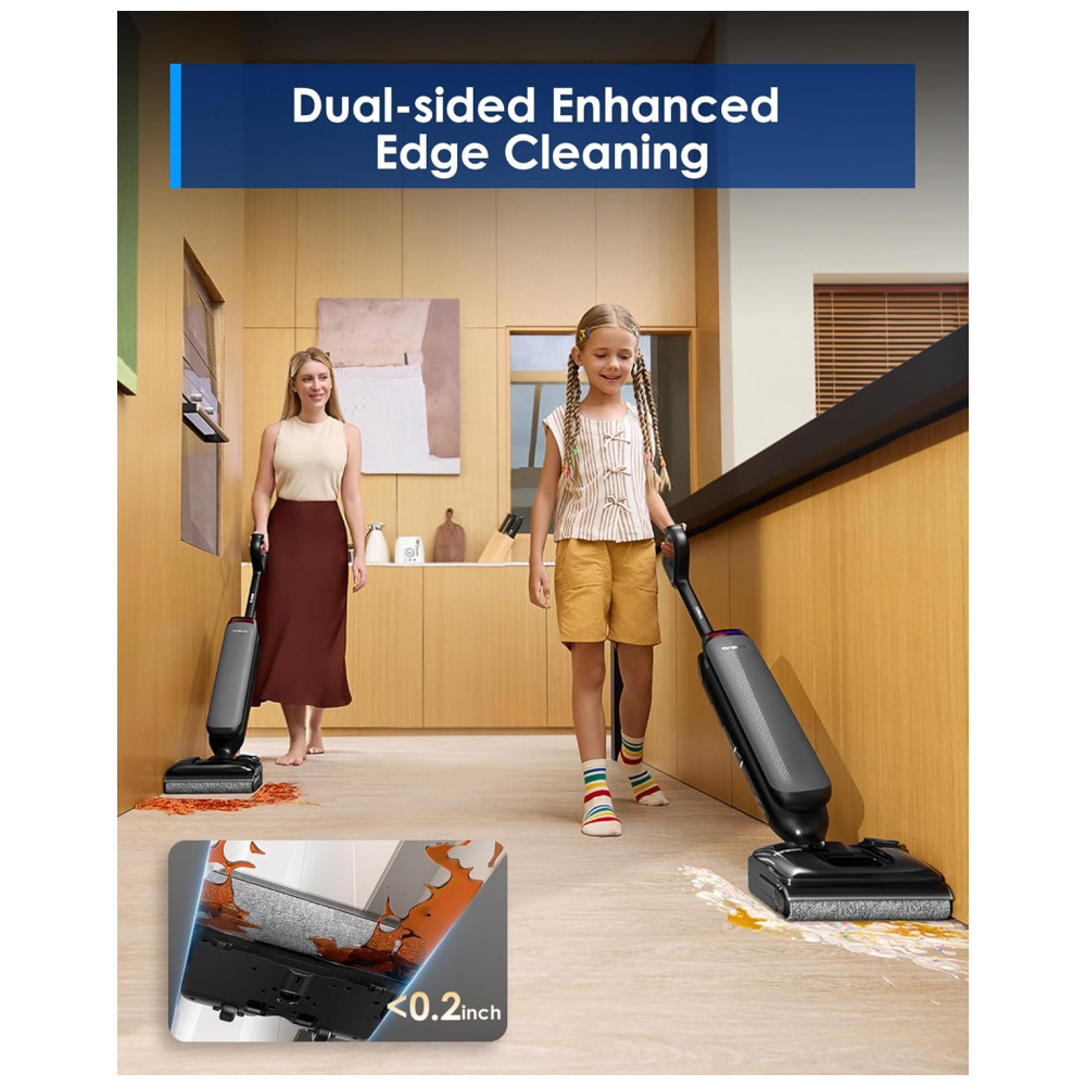 ECTQXDCR46CF0B_5-1.jpg - Aspirador de Pó Seco e Úmido Tineco Floor One S7 Artist, 22kPa de Sucção, Sensor Inteligente iLoop, Design DualBlock Anti-Emaranhamento, Flashdry 185,