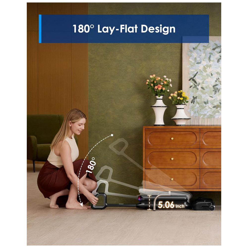 ECTQXDCR46CF0B_6-1.jpg - Aspirador de Pó Seco e Úmido Tineco Floor One S7 Artist, 22kPa de Sucção, Sensor Inteligente iLoop, Design DualBlock Anti-Emaranhamento, Flashdry 185,