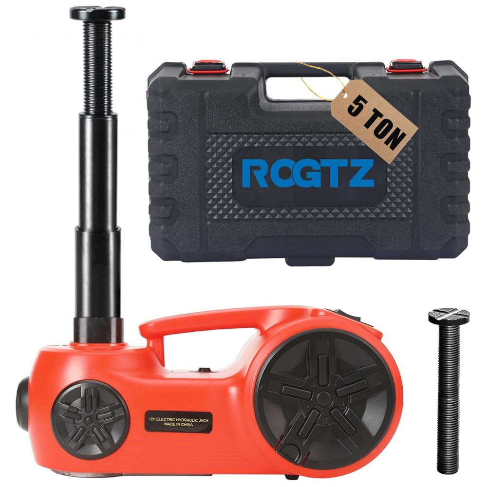 ECTQXP4BWSNC0B_0-4.jpg - Macaco Elétrico Hidráulico ROGTZ Atualizado 5 Toneladas 12V Elevação Portátil 53cm com Bomba Infladora de Pneus para Reparos de SUV Sedan e Caminhão K