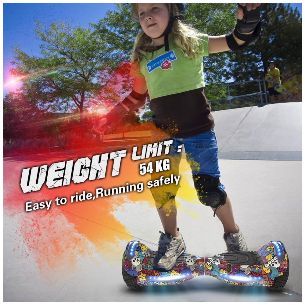 ECTQXQTB7B390B_4-1.jpg - Hoverboard Certificado HS2.01 Monster Party com Rodas LED Flash, Bluetooth e Luzes LED