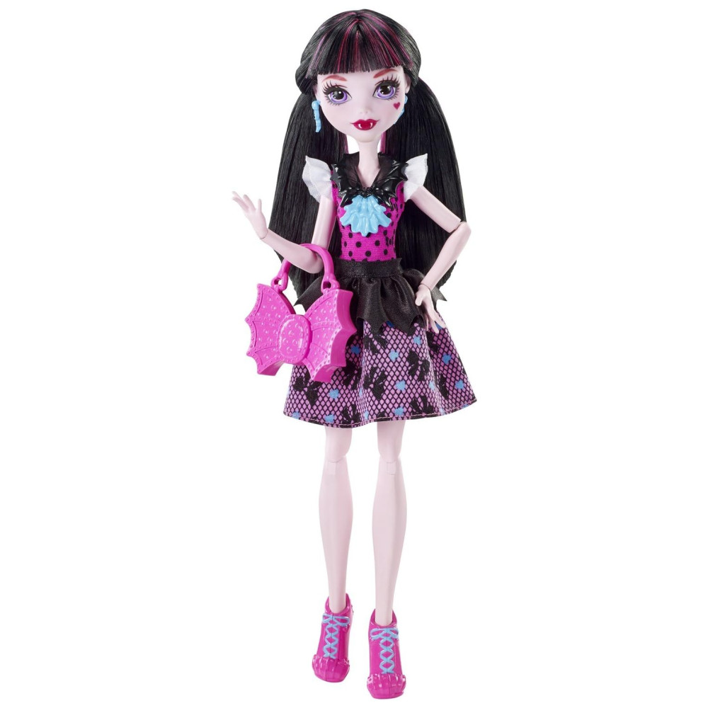 ECTQY17N5TA10B_0-1.jpg - Monster High Boneca Draculaura para Crianças a partir de 6 Anos MATTEL DNW98 Rosa chiclete