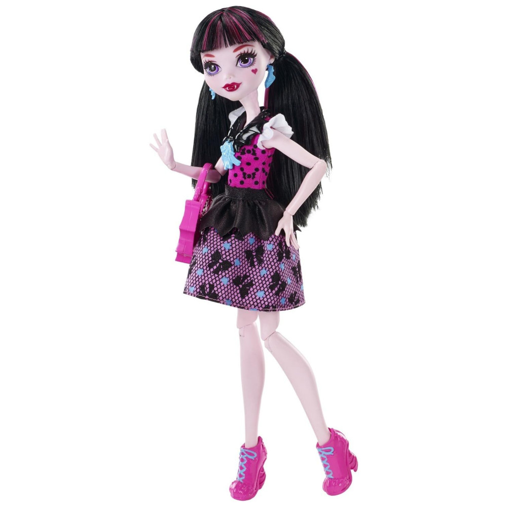 ECTQY17N5TA10B_1-1.jpg - Monster High Boneca Draculaura para Crianças a partir de 6 Anos MATTEL DNW98 Rosa chiclete