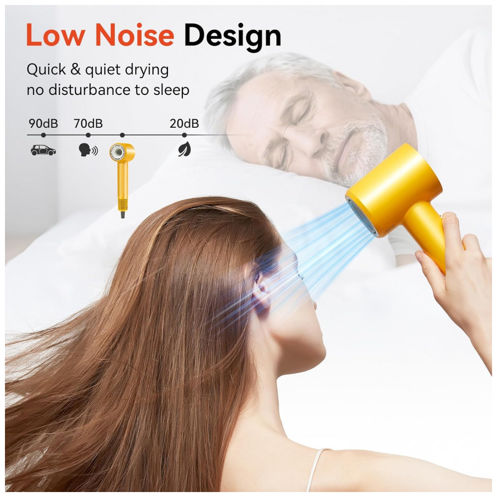 ECTQY1G27H5F0B_6-1.jpg - Secador de Cabelo Rápido com Íons para Mulheres Rizzdeek, Motor sem Escova, Secagem Rápida, Baixo Ruído, Amarelo
