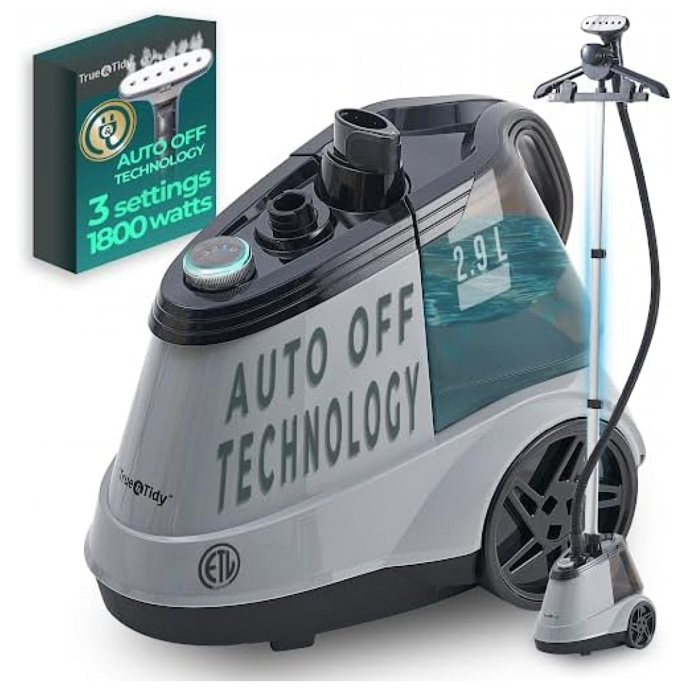 ECTQY9PXMQBF0B_0-1.jpg - True Tidy Passsadeira, Vaporizador e Steamer de Roupas Comercial Pesado 1800W para Uso Residencial e Comercial,