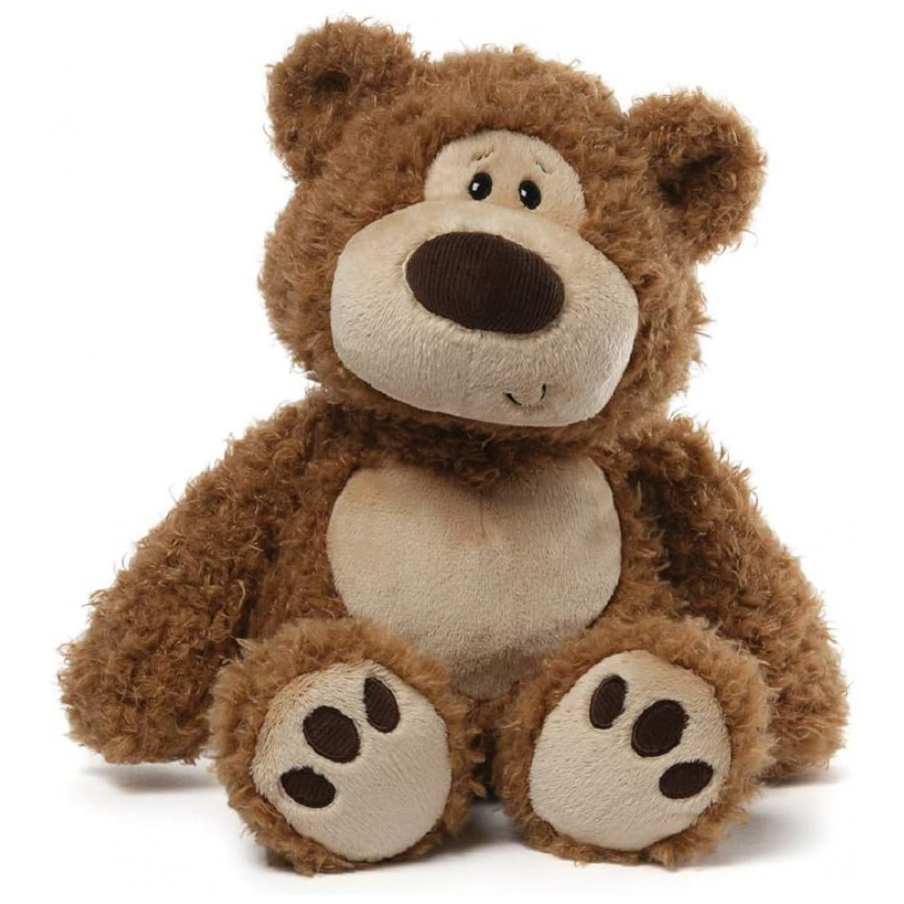 ECTQYAK8OHW00B_0-1.jpg - Pelúcia Urso Teddy para Crianças Maiores de 1 Ano GUND 4050558 Marrom