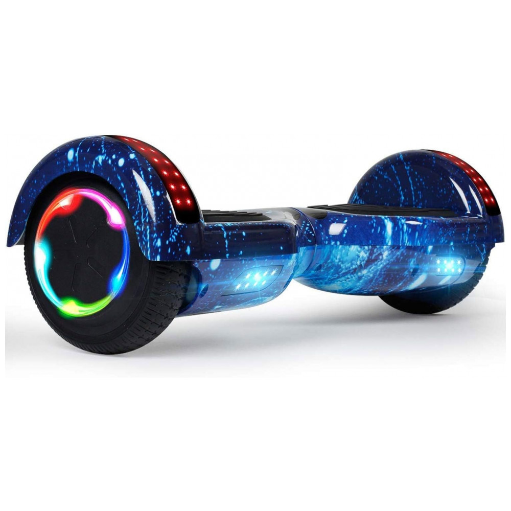 Hoverboard LIEAGLE 6,5" A006 Star Blue com Rodas LED e Bluetooth para Crianças e Adultos