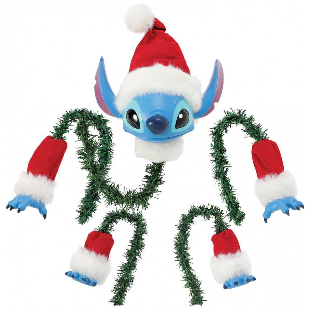 ECTQYHSH8FXC0B_0-1.jpg - Conjunto de 5 Enfeites para Árvore Disney Stitch Department 56, Resina e PVC, 23x14x30 cm