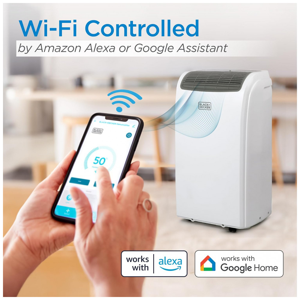 ECTQYKGS8B270B_1-1.jpg - Ar Condicionado Portátil Inteligente BLACK+DECKER com Aquecimento, 12.000 BTU Resfriamento, 8.000 BTU SACC, 9.000 BTU Aquecimento para Ambientes