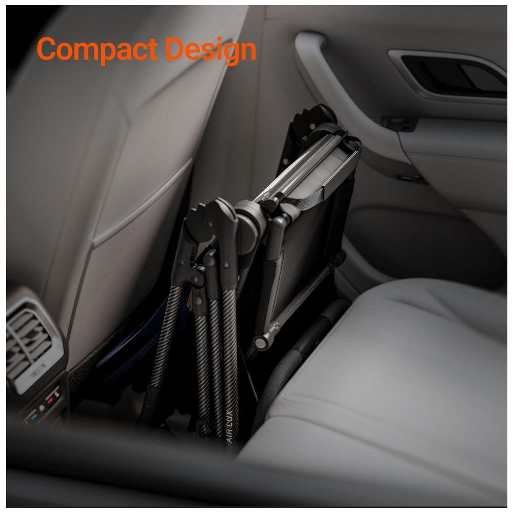 ECTQYNT335HF0B_5-1.jpg - Carrinho de Bebê MAMAZING Air Lux Carbono Vetiver - Ultraleve 72 kg Assento Reversível Berço Porta-copo Dobrável com Uma Mão