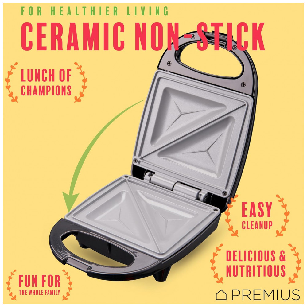 ECTQYPJP3DVD0B_3-1.jpg - Sanduicheira Mini Ceramic NonStick, Luz Indicadora, Molde de 12,7x11,2 cm, Ideal para Sanduíche de Queijo, Tosta Francesa, Panqueca, Sobremesas,PREMIUS