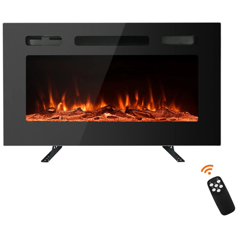 ECTQYRLVZ6H90B_0-1.jpg - PAOLFOX ECP 30 Lareira Elétrica de Embutir A43x76L com Controle Remoto 110V 1500W Preta