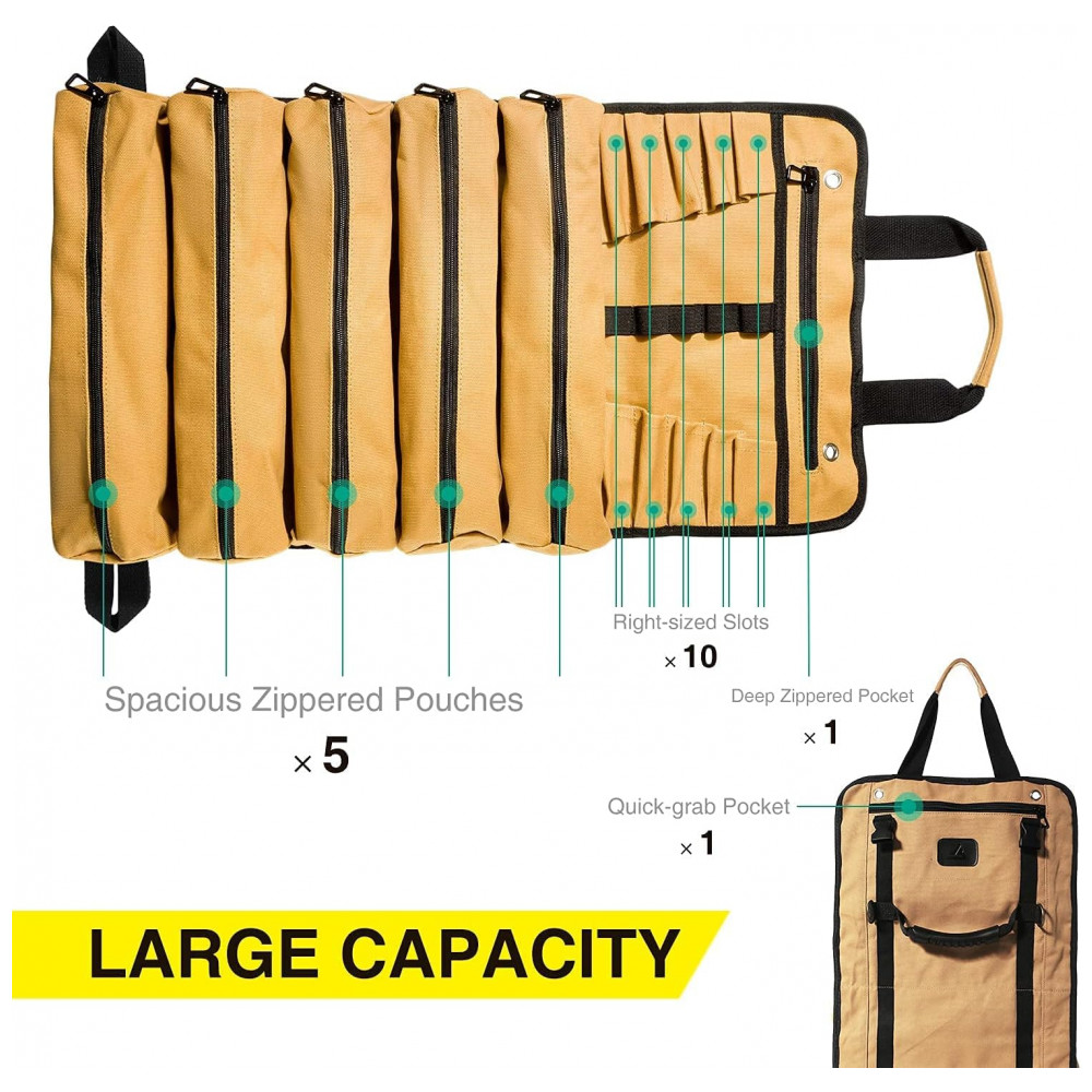 ECTQYTC5JL690B_8-1.jpg - Bolsa de Ferramentas Organizadora com 17 Compartimentos TERREV Marrom