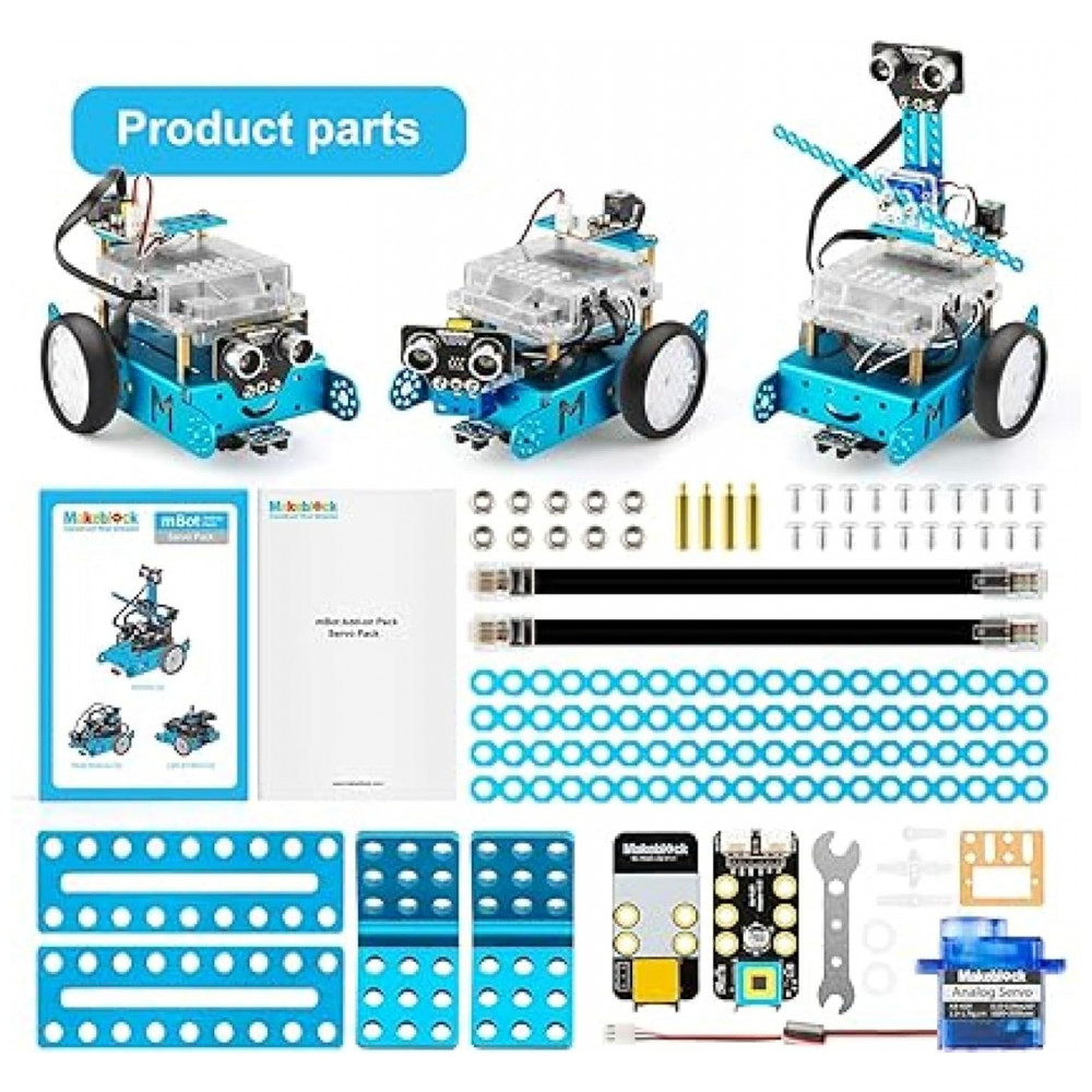ECTQYUOJ5YL10B_7-1.jpg - Kit Makeblock Interactive Light & Sound – Expansão 3-em-1 com Sensores de Luz e Som LED RGB para mBot Robótica Educacional STEM Azul