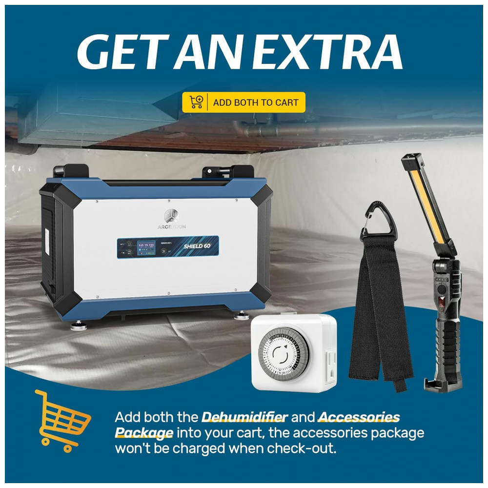 ECTQYX6QHDXC0B_1-1.jpg - Desumidificador ARGENDON 68 litros para Porão e Espaço de Rastejamento com Mangueira de Drenagem