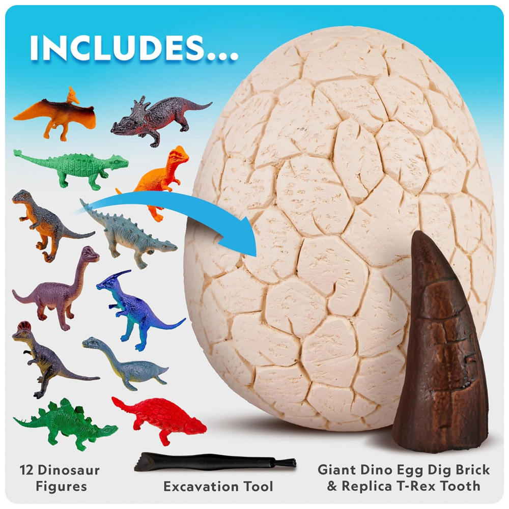 ECTQZ1DCXZ1D0B_4-1.jpg - Kit de Escavação Ovo Gigante de Dinossauro – Brinquedo Educativo STEM Presente Criativo para Crianças National Geographic