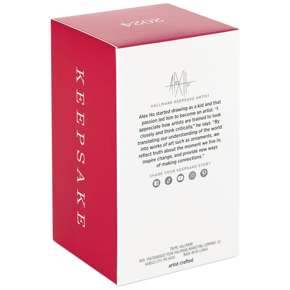 ECTQZ2NQG9XC0B_3-1.jpg - Enfeite de Natal Hallmark Keepsake Disney Lilo & Stitch Sun-Kissed Stitch, Plástico 7x6,6x6,5 cm