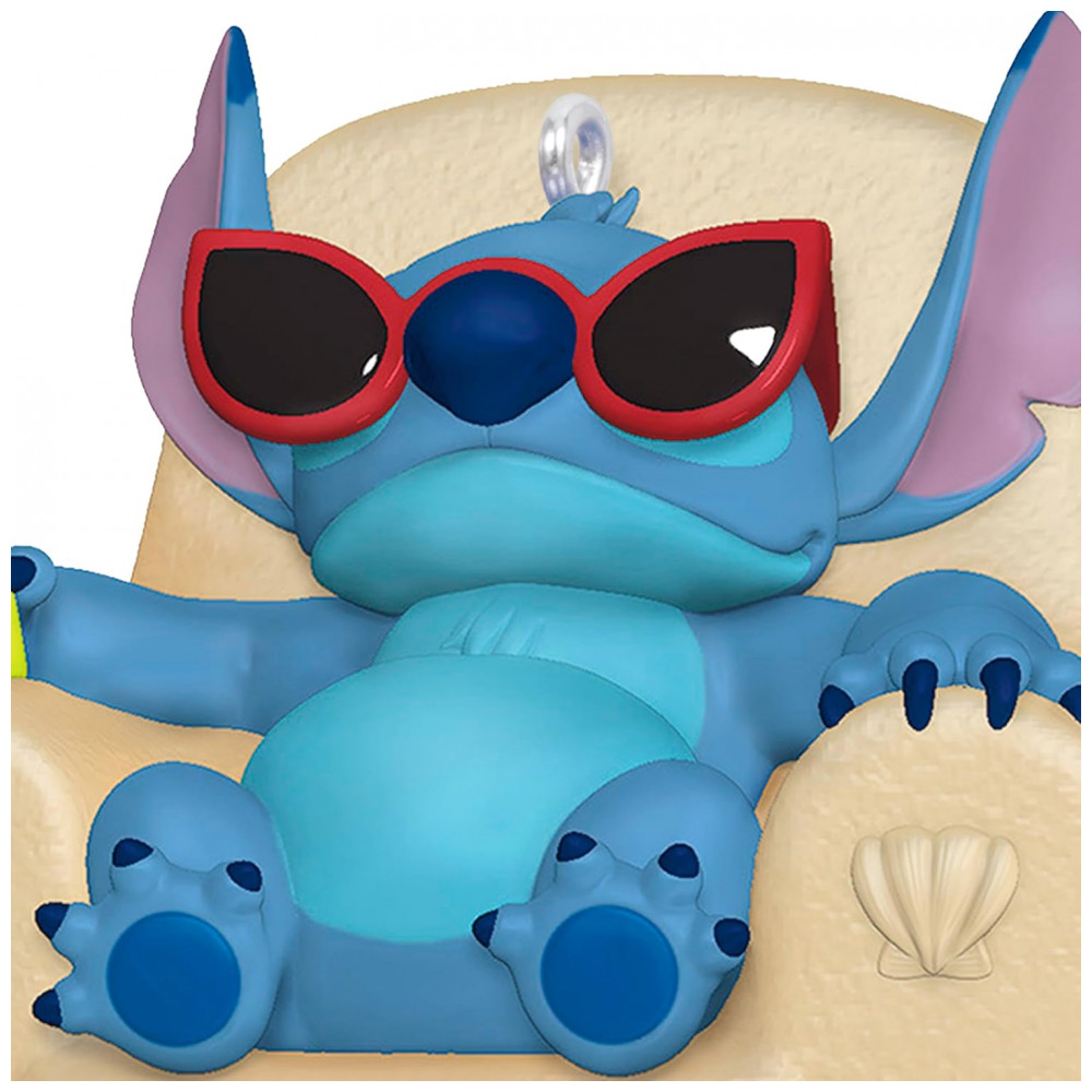 ECTQZ2NQG9XC0B_6-1.jpg - Enfeite de Natal Hallmark Keepsake Disney Lilo & Stitch Sun-Kissed Stitch, Plástico 7x6,6x6,5 cm