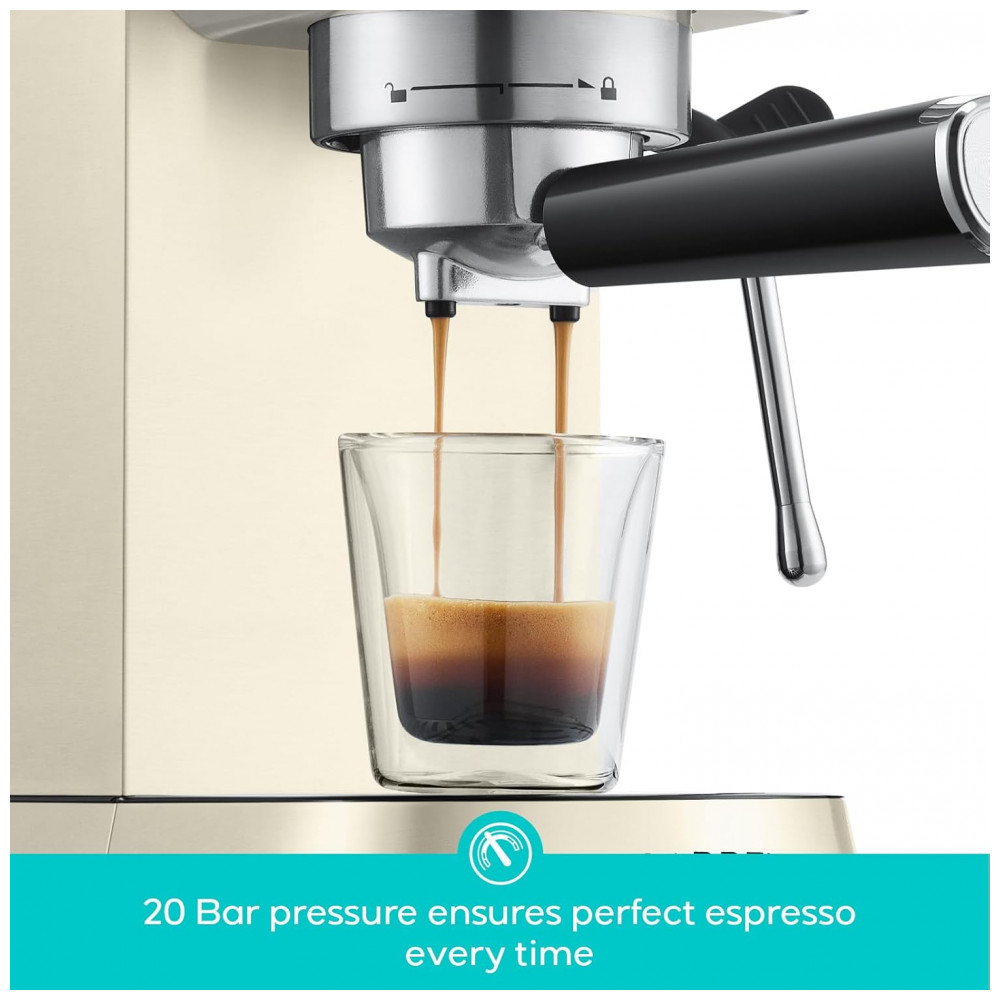 ECTQZGQPP6QB0B_1-1.jpg - Máquina de Café Expresso CASABREWS CM5418 20 Bar, Com Batedor de Leite e Design em Aço Inox - Faz Latte, Cappuccino e Mais!