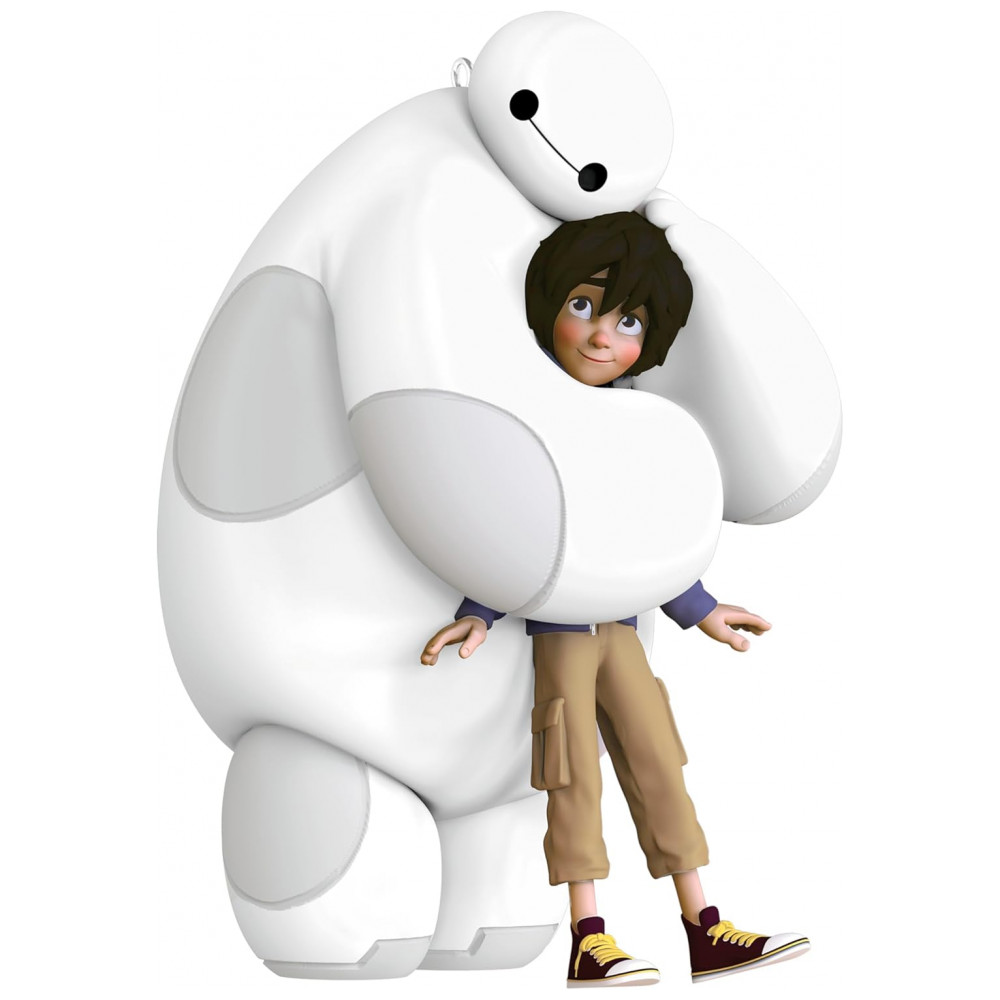 ECTQZGRXK9XC0B_0-1.jpg - Enfeite de Natal Hallmark Keepsake Disney Big Hero 6 10º Aniversário Hiro e Baymax, Plástico 7,4x10,1x6,7 cm