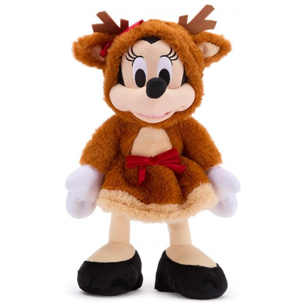 ECTQZNDC93SF0B_0-1.jpg - Pelúcia Oficial Disney Store Minnie Mouse Natal 2025, 38 cm, Fantasia Rena com Laço Brilhante e Detalhes Bordados