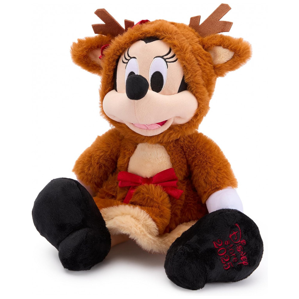 ECTQZNDC93SF0B_2-1.jpg - Pelúcia Oficial Disney Store Minnie Mouse Natal 2025, 38 cm, Fantasia Rena com Laço Brilhante e Detalhes Bordados