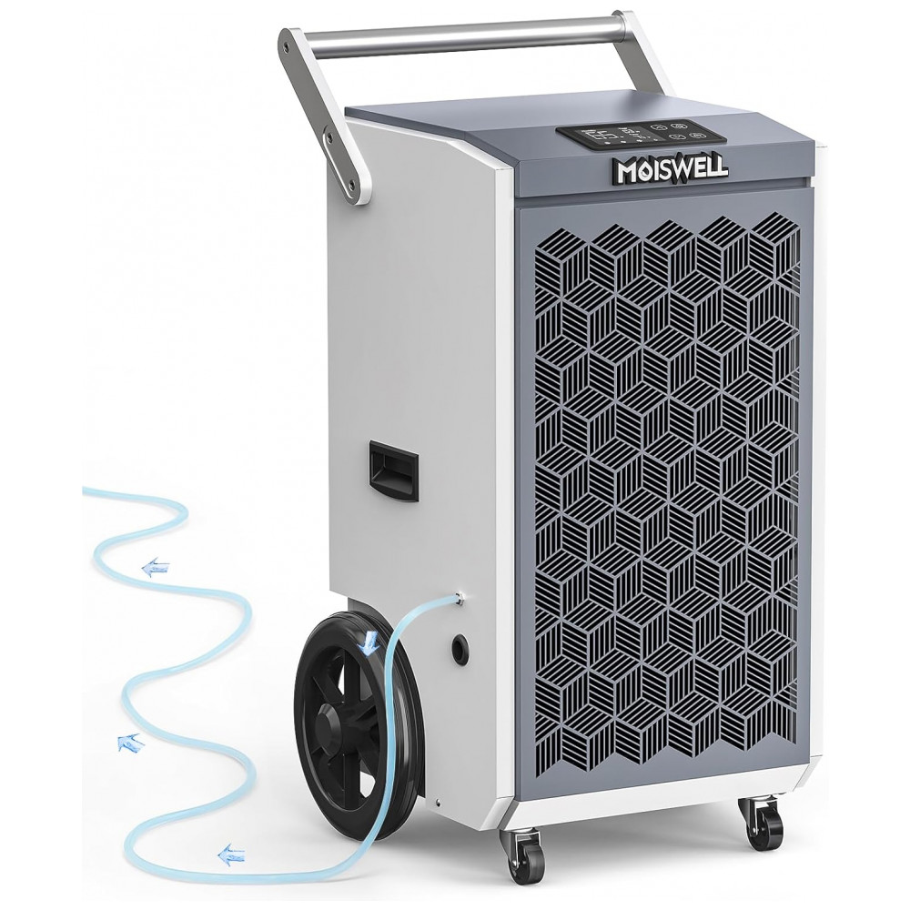ECTQZNH22SHD0B_0-1.jpg - Desumidificador Comercial de 123 litros com Bomba e Mangueira de Drenagem para Porões, Desumidificador de Grau Comercial Resistente,Moiswell