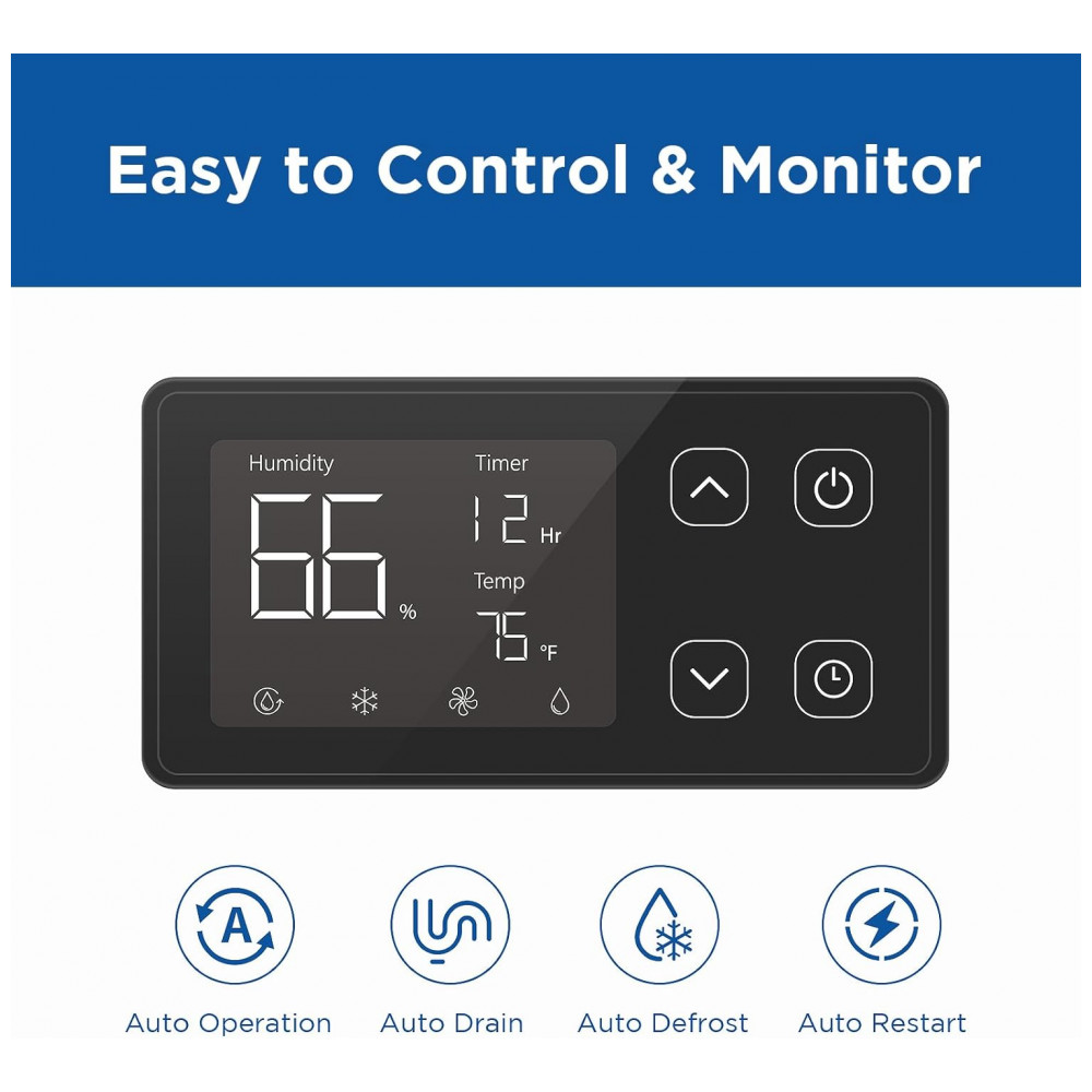 ECTQZNH22SHD0B_5-1.jpg - Desumidificador Comercial de 123 litros com Bomba e Mangueira de Drenagem para Porões Desumidificador de Grau Comercial ResistenteMoiswell
