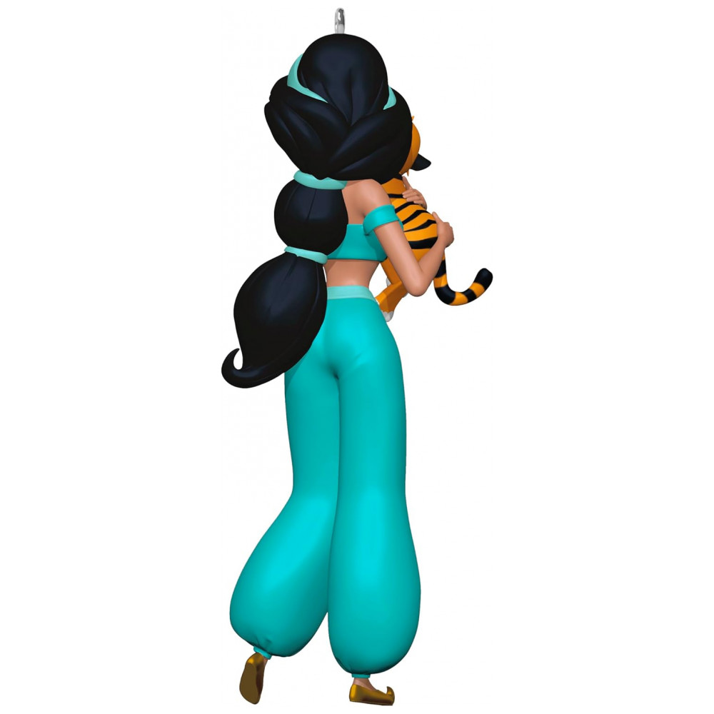 ECTQZWPYH9XC0B_1-1.jpg - Enfeite de Natal Hallmark Keepsake Disney Aladdin Jasmine e Rajah, Plástico 4,3x10,5x3,4 cm
