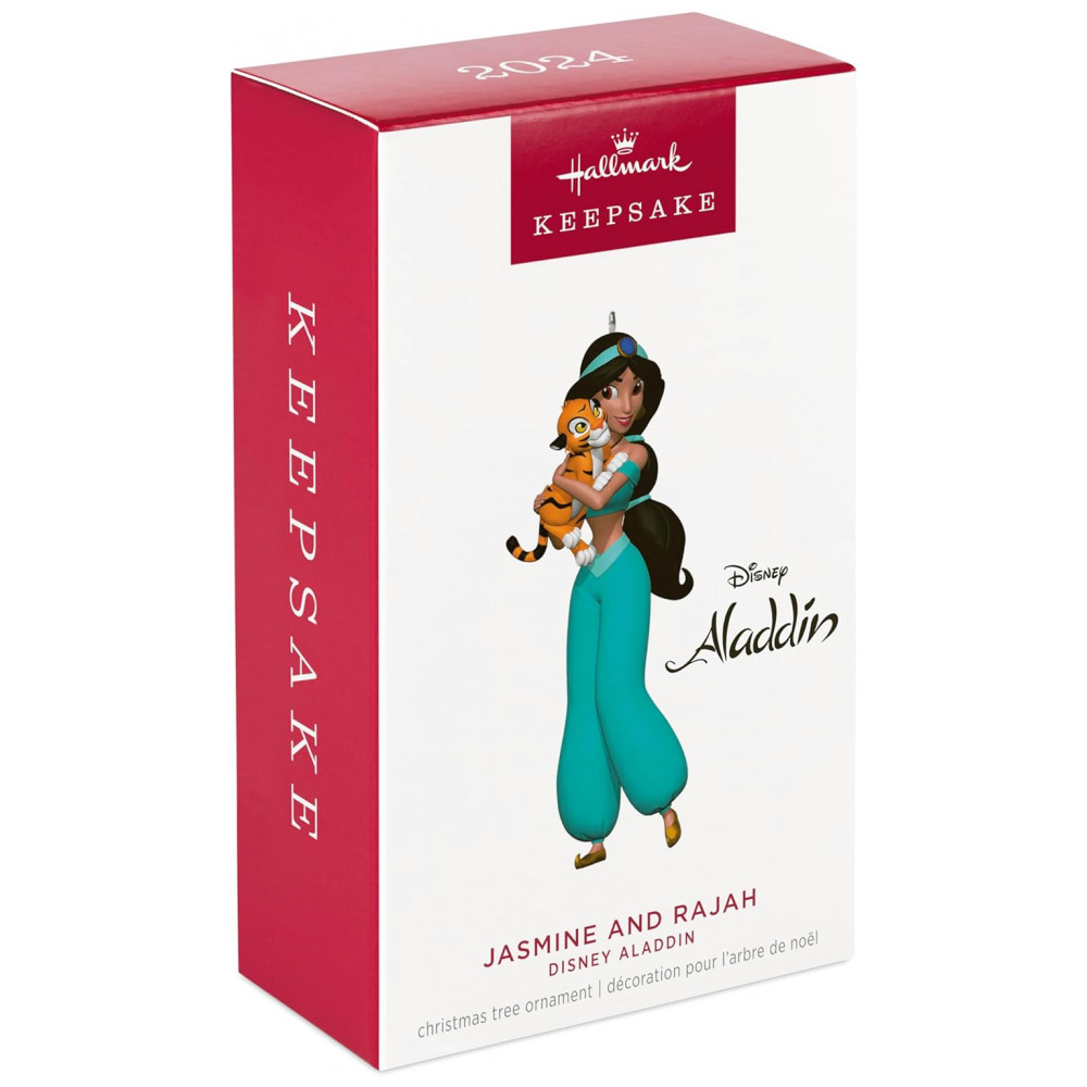 ECTQZWPYH9XC0B_2-1.jpg - Enfeite de Natal Hallmark Keepsake Disney Aladdin Jasmine e Rajah, Plástico 4,3x10,5x3,4 cm