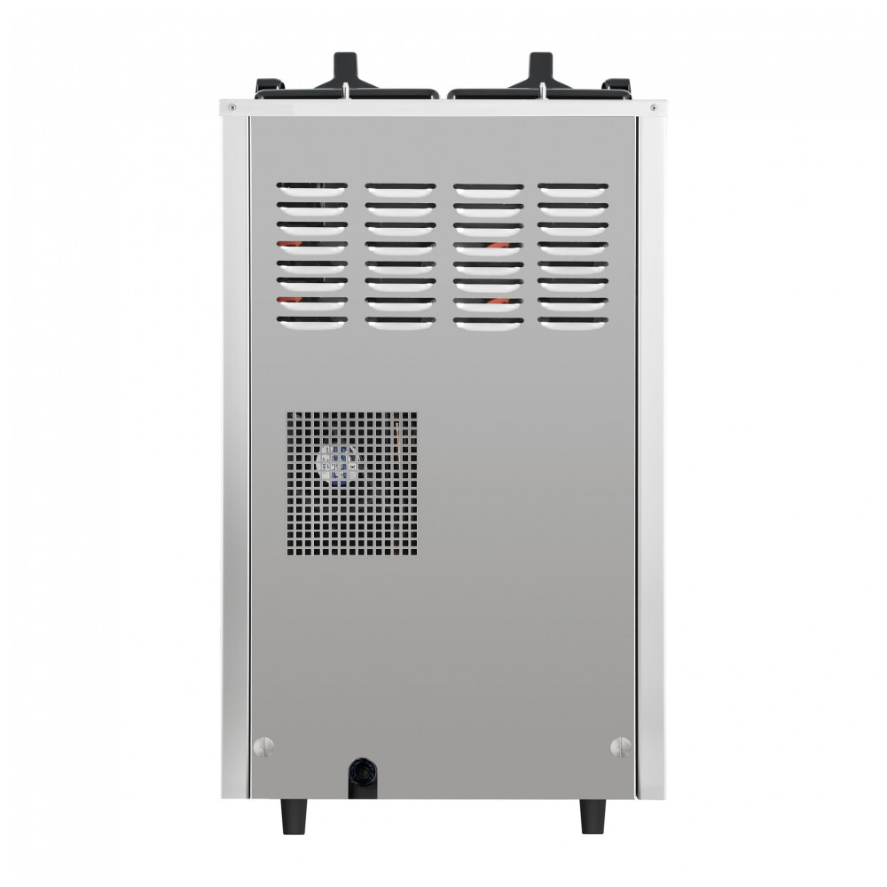 Máquina de Bebida Congelada de Aço Inoxidável Spaceman 6695C 2 Bowls para Granita e Slushy de Bancada 208-230V