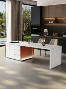 Produto premium em ambiente moderno, com design minimalista, materiais de alta qualidade e acabamento sofisticado — conceito Ecletiq.