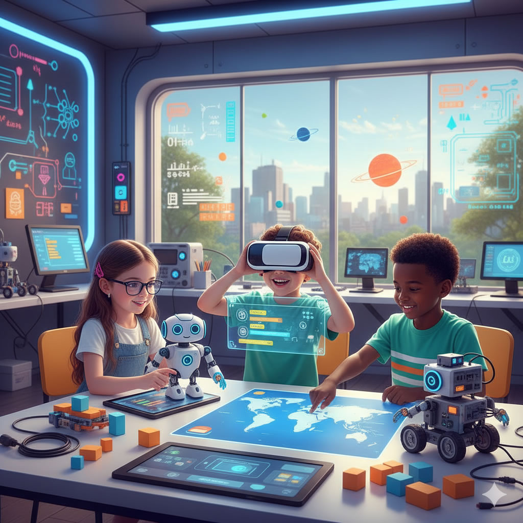 robos-e-aprendizado-infantil - Robôs e Eletrônicos: Transformando o Aprendizado Infantil